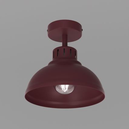 Plafoniera SVEN 1xE27/15W/230V, ø 21 cm, bordeaux