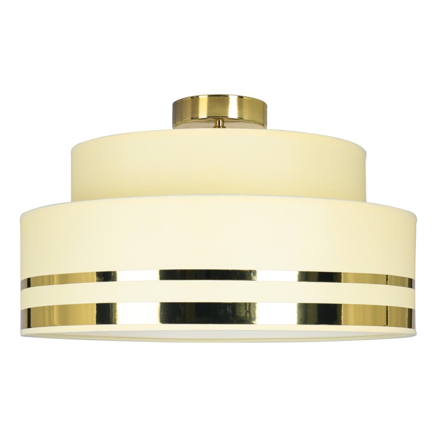 Plafoniera TAMI 1xE27/60W/230V beige/oro
