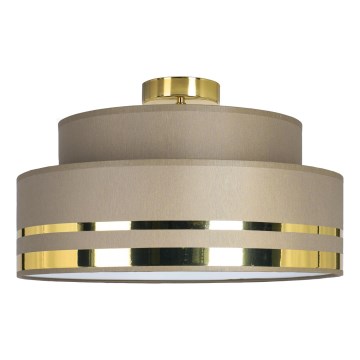 Plafoniera TAMI 1xE27/60W/230V marrone/oro