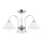 Plafoniera TAPER 3xE27/15W/230V cromo lucido