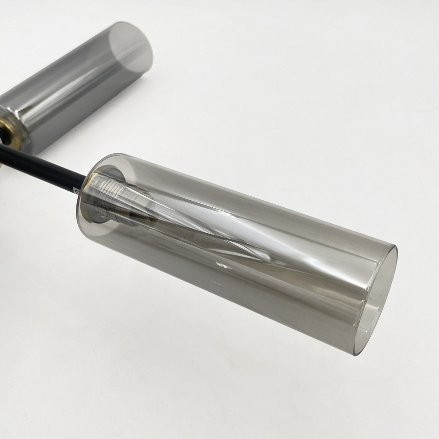 Plafoniera TESSA 4xG9/8W/230V ottone/nero fumé