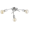Plafoniera TORIZO 3xE27/15W/230V cromo lucido