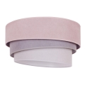 Plafoniera TRIO 1xE27/15W/230V diametro 45 cm rosa/grigio/bianco