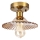 Plafoniera TRISH 1xE27/15W/230V oro/beige fumé