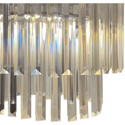 Plafoniera VETRO 4xE14/40W/230V cromo lucido