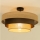 Plafoniera WENTA 1xE27/60W/230V diam. 50 cm iuta/marrone