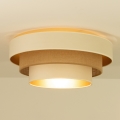 Plafoniera WENTA 1xE27/60W/230V Ø 50 cm beige/iuta