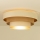Plafoniera WENTA 1xE27/60W/230V Ø 50 cm beige/iuta