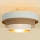 Plafoniera WENTA 1xE27/60W/230V Ø 50 cm beige/iuta