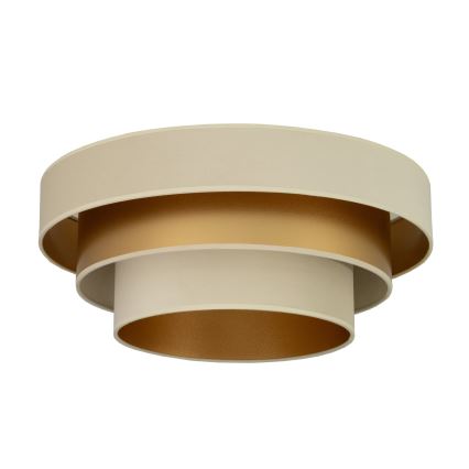 Plafoniera WENTA 1xE27/60W/230V Ø 50 cm beige/oro