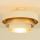 Plafoniera WENTA 1xE27/60W/230V Ø 50 cm beige/oro