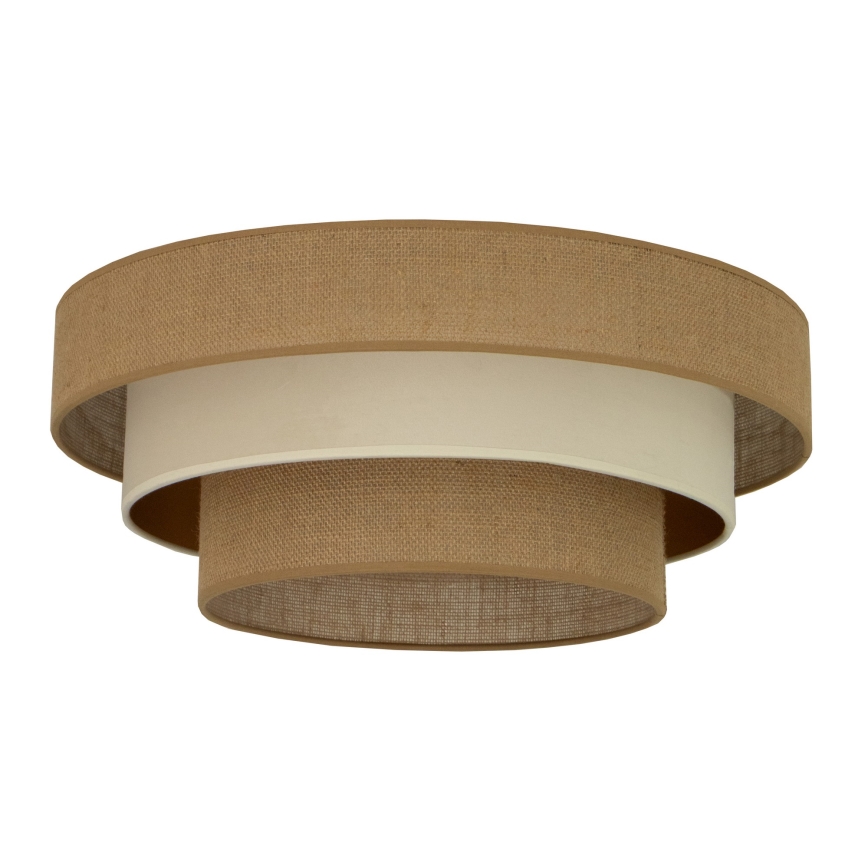 Plafoniera WENTA 1xE27/60W/230V Ø 50 cm iuta/beige