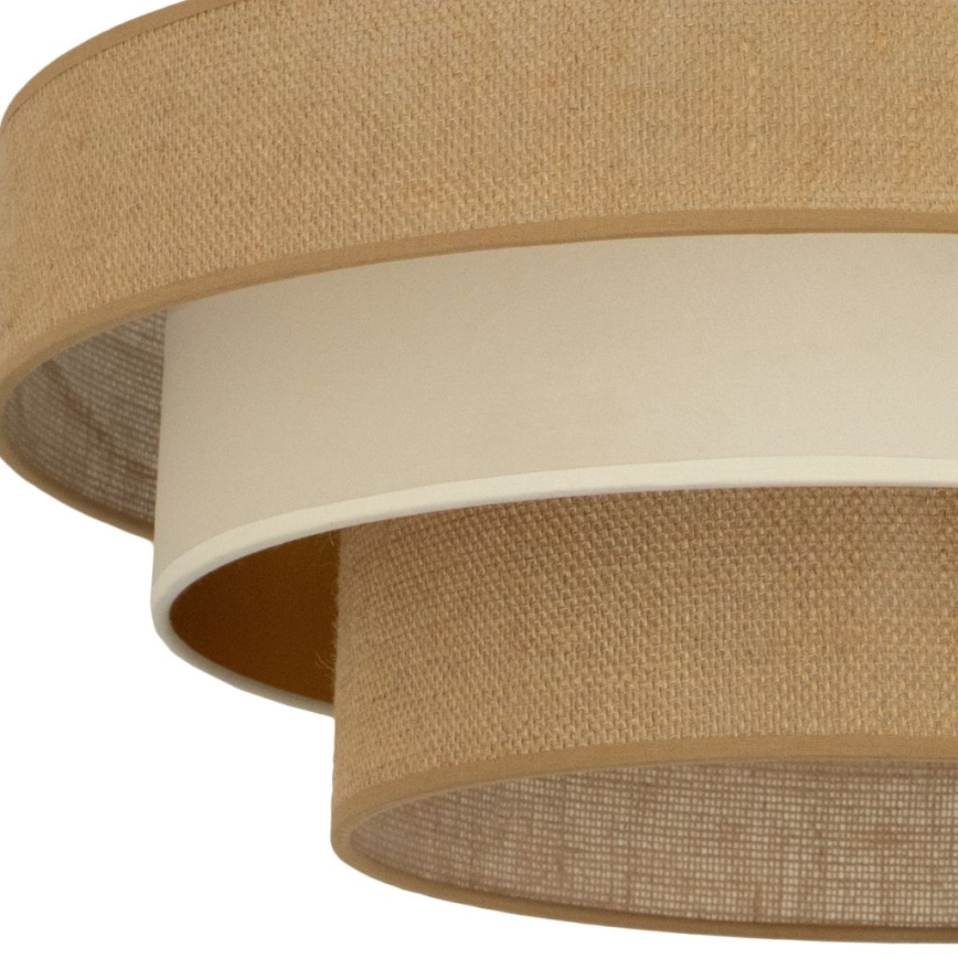 Plafoniera WENTA 1xE27/60W/230V Ø 50 cm iuta/beige