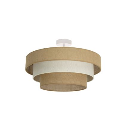 Plafoniera WENTA 1xE27/60W/230V Ø 50 cm juta/crema