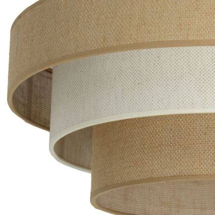 Plafoniera WENTA 1xE27/60W/230V Ø 50 cm juta/crema