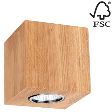 Plafoniera WOODDREAM 1xGU10/6W/230V - certificato FSC