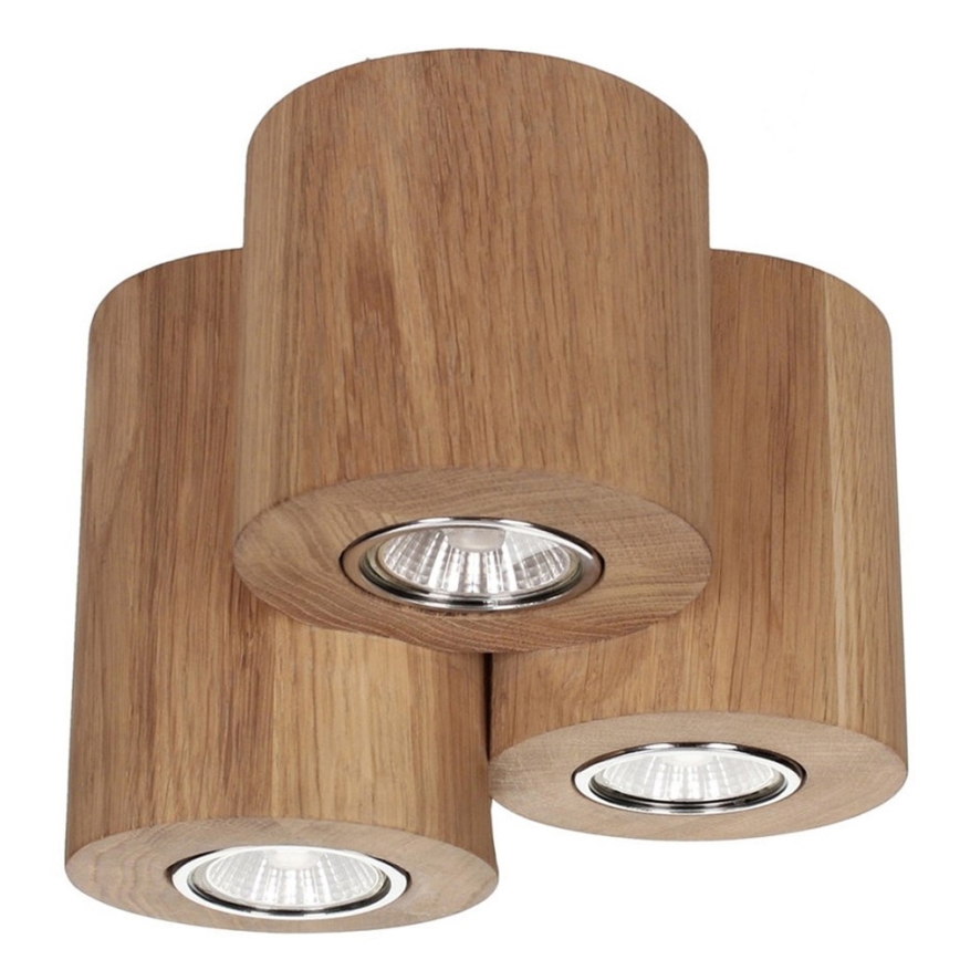 Plafoniera WOODDREAM 3xGU10/6W/230V quercia