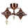 Plafoniera YENI 2xE27/40W/230V, finitura bronzo