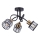 Plafoniera ZAHARA 3xE27/10W/230V nero