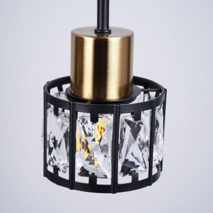 Plafoniera ZAHARA 3xE27/10W/230V nero