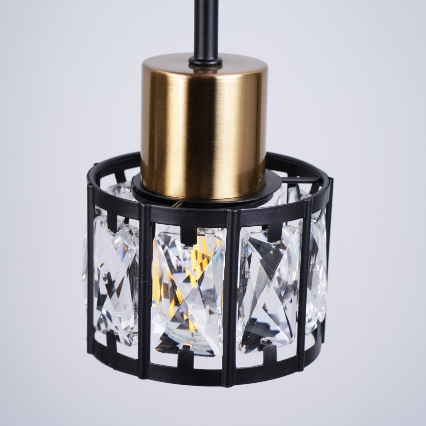 Plafoniera ZAHARA 3xE27/10W/230V nero