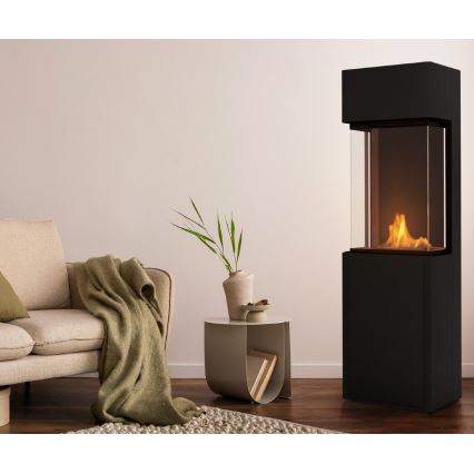 Planika - Caminetto BIO con telecomando 126,2x40 cm 3,5kW/230V nero