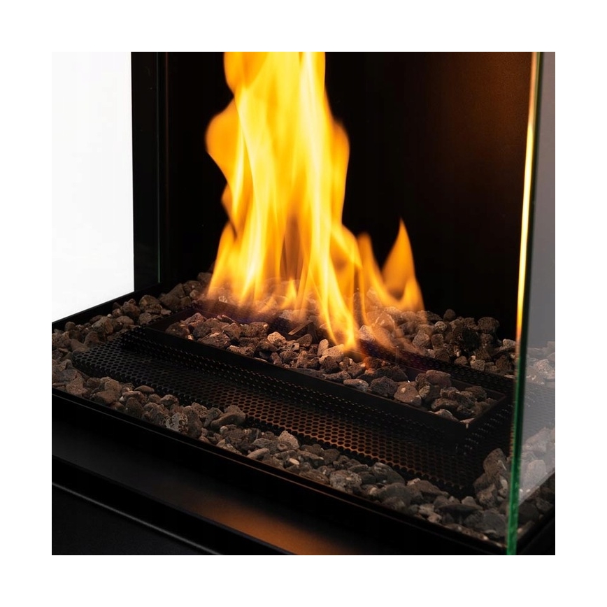 Planika - Caminetto BIO con telecomando 126,2x40 cm 3,5kW/230V nero