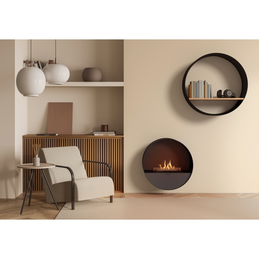 Planika - Caminetto BIO con telecomando 72,6x65 cm 2,5kW/230V nero