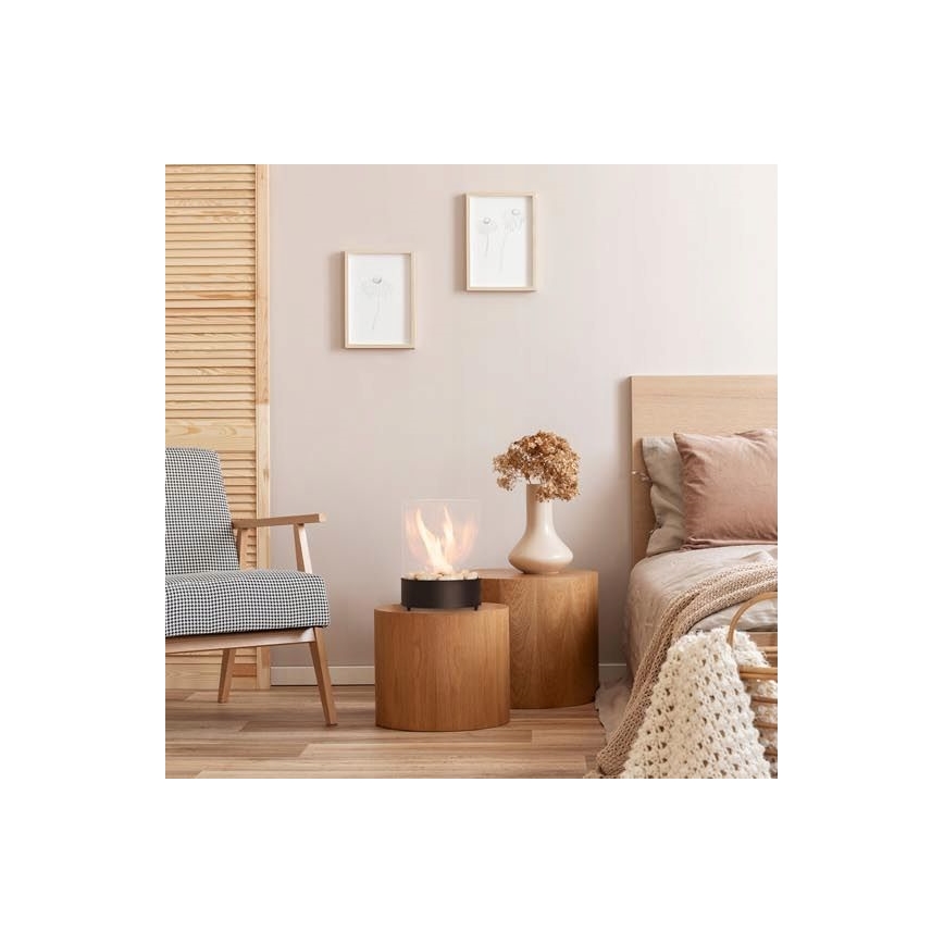 Planika - Caminetto BIO 36,3x25,1 cm 2,5kW nero