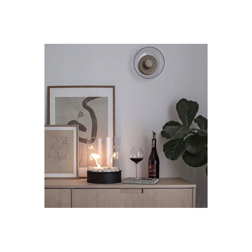 Planika - Caminetto BIO 36,3x25,1 cm 2,5kW nero