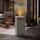 Planika Faro GAS - Caminetto a gas da esterno 142x36 cm 8kW grigio + coperchio di protezione