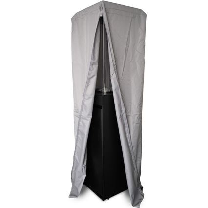 Planika Faro GAS - Caminetto a gas da esterno 142x36 cm 8kW nero + coperchio di protezione
