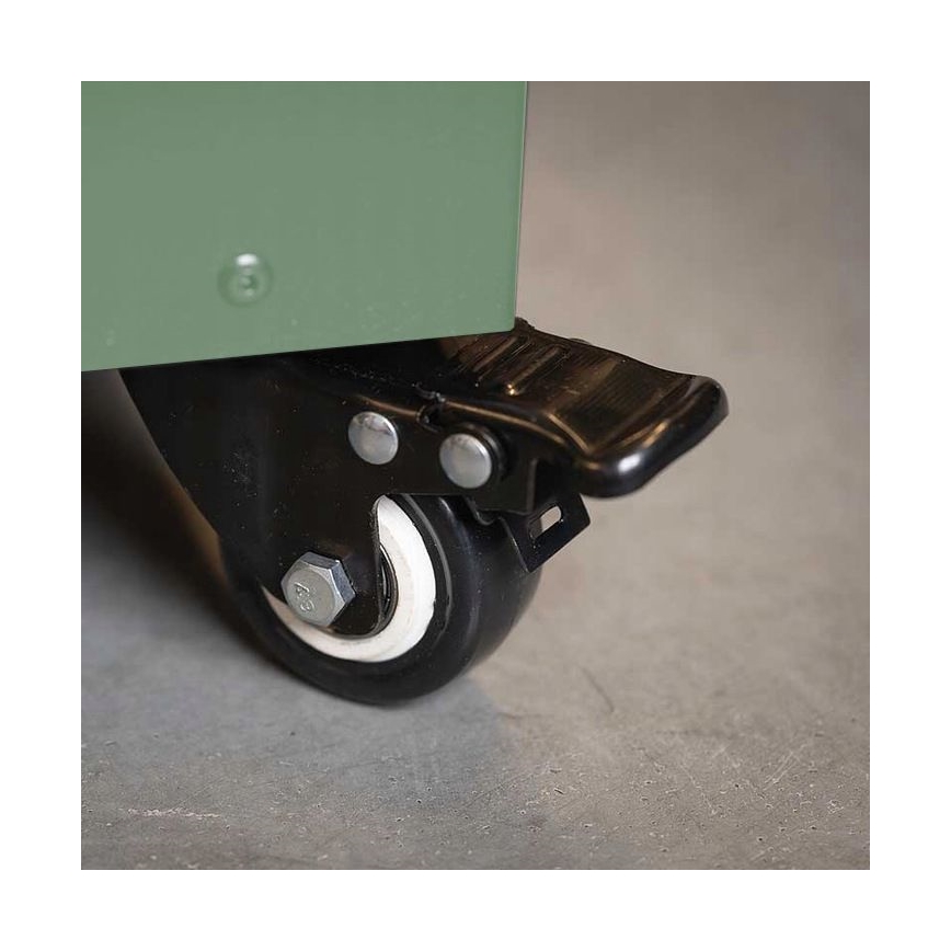 Planika Faro GAS - Caminetto a gas da esterno 142x36 cm 8kW verde + coperchio di protezione