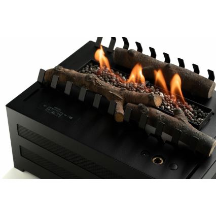 Planika - Caminetto BIO con telecomando 20,8x38,5 cm 2,5kW/230V nero