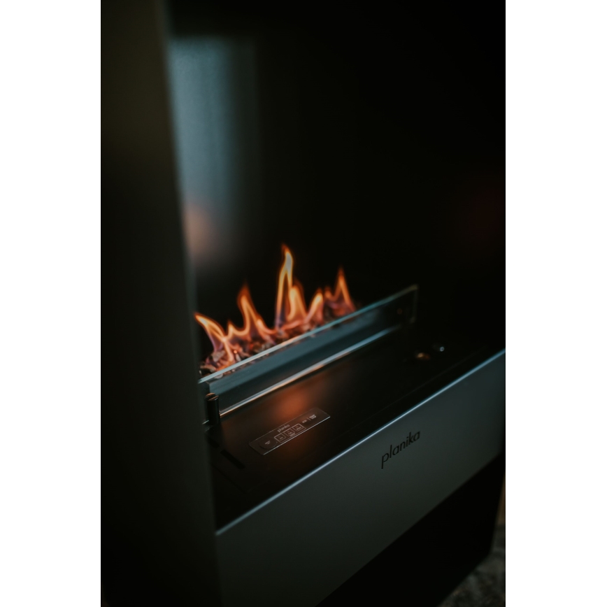 Planika - Caminetto BIO con telecomando 83,5x48 cm 2,5kW/230V nero