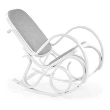 Poltrona a dondolo MAX BIS 95x52 cm grigia