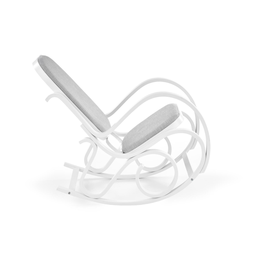 Poltrona a dondolo MAX BIS 95x52 cm grigia