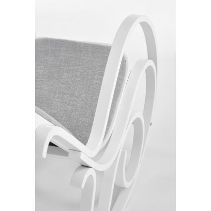 Poltrona a dondolo MAX BIS 95x52 cm grigia