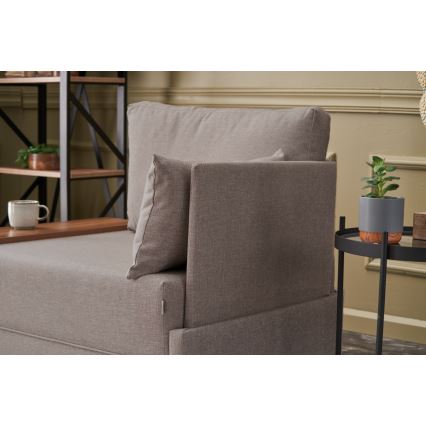 Poltrona angolare TULA beige, lato destro