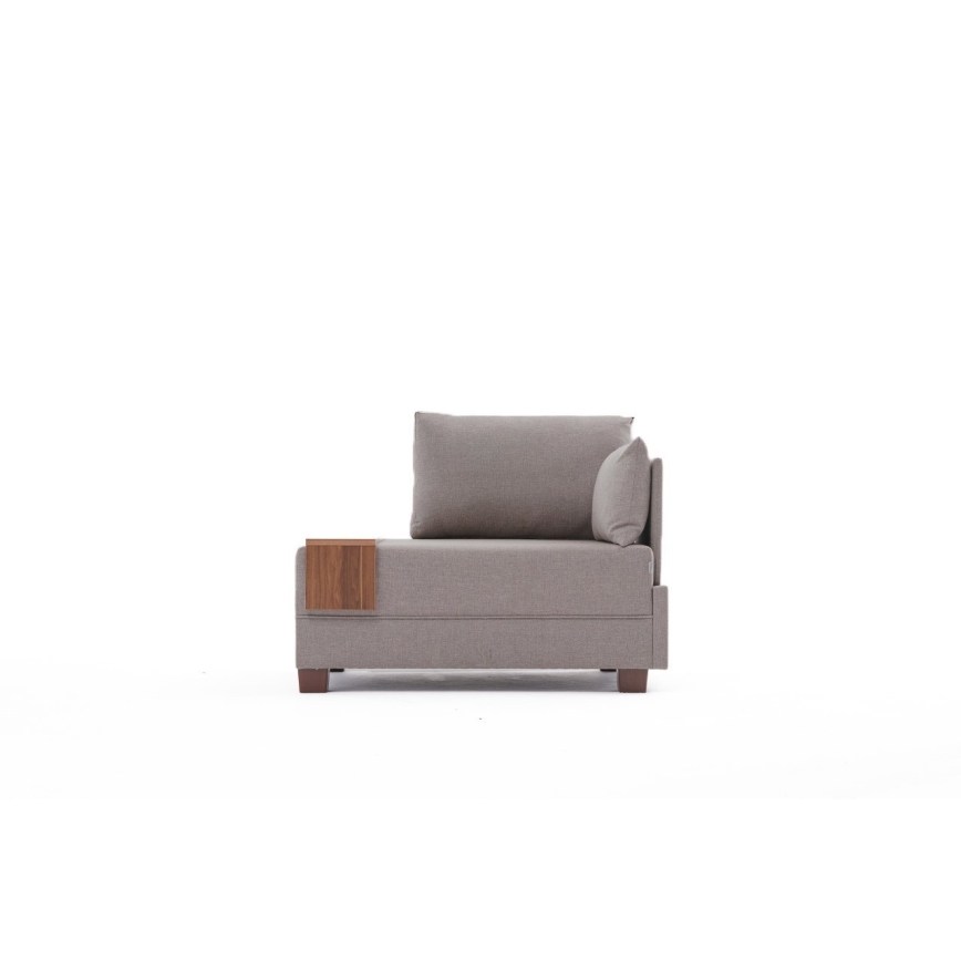 Poltrona angolare TULA beige, lato destro
