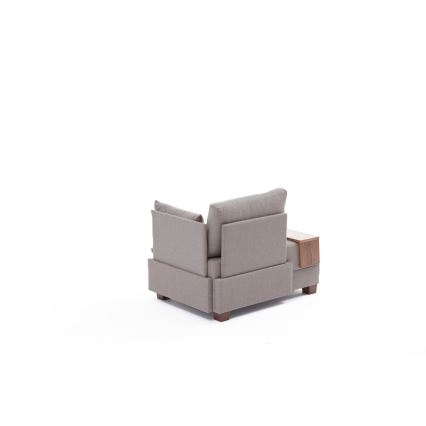 Poltrona angolare TULA beige, lato destro