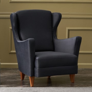 Poltrona bergère NUPI antracite