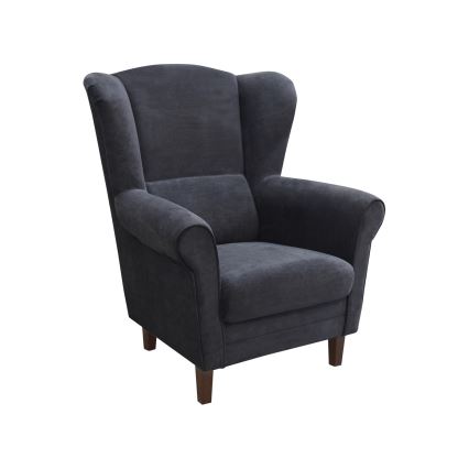 Poltrona con alette GALA antracite