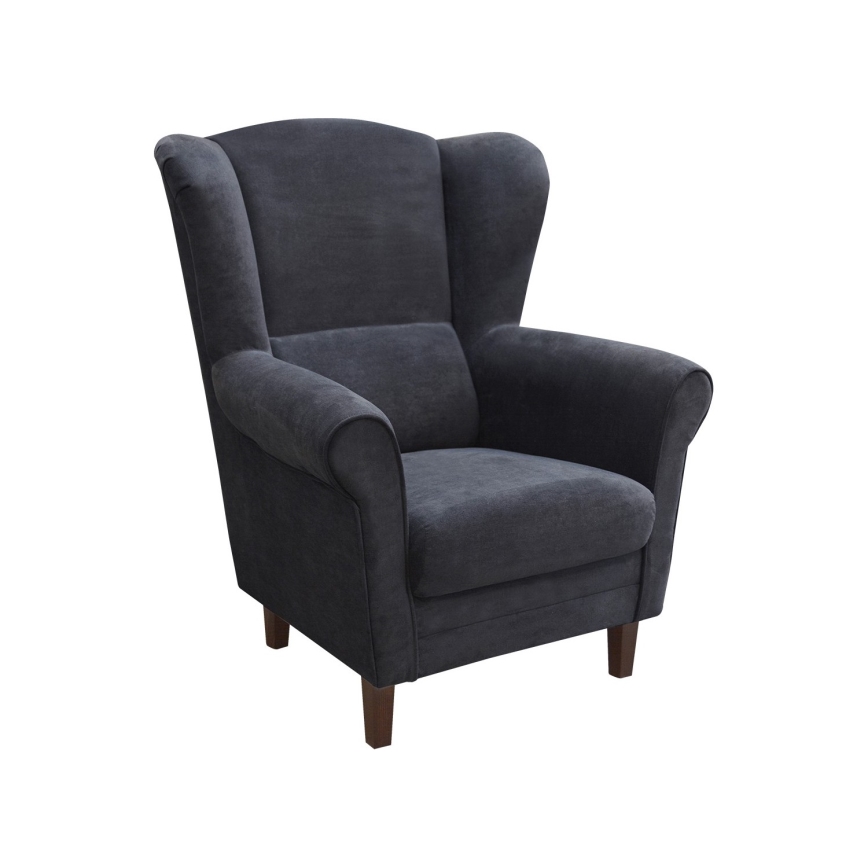 Poltrona con alette GALA antracite