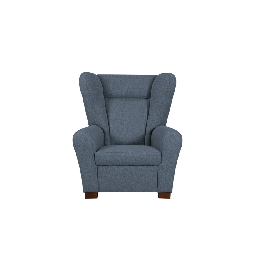 Poltrona con ali VIVA blu