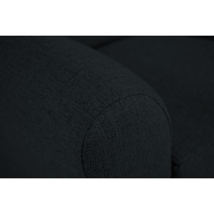 Poltrona con schienale alato VIVA nera