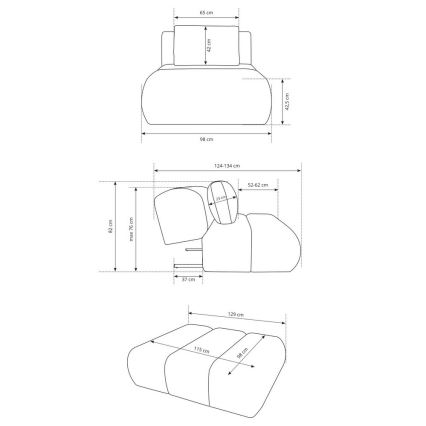 Poltrona FANO color crema