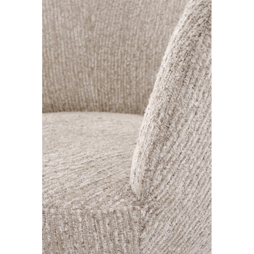 Poltrona girevole CLARO beige