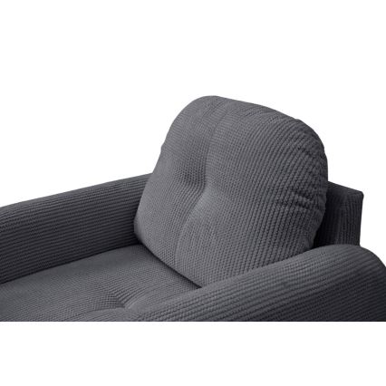 Poltrona imbottita CLOUDY grigia