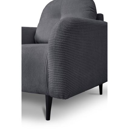 Poltrona imbottita CLOUDY grigia